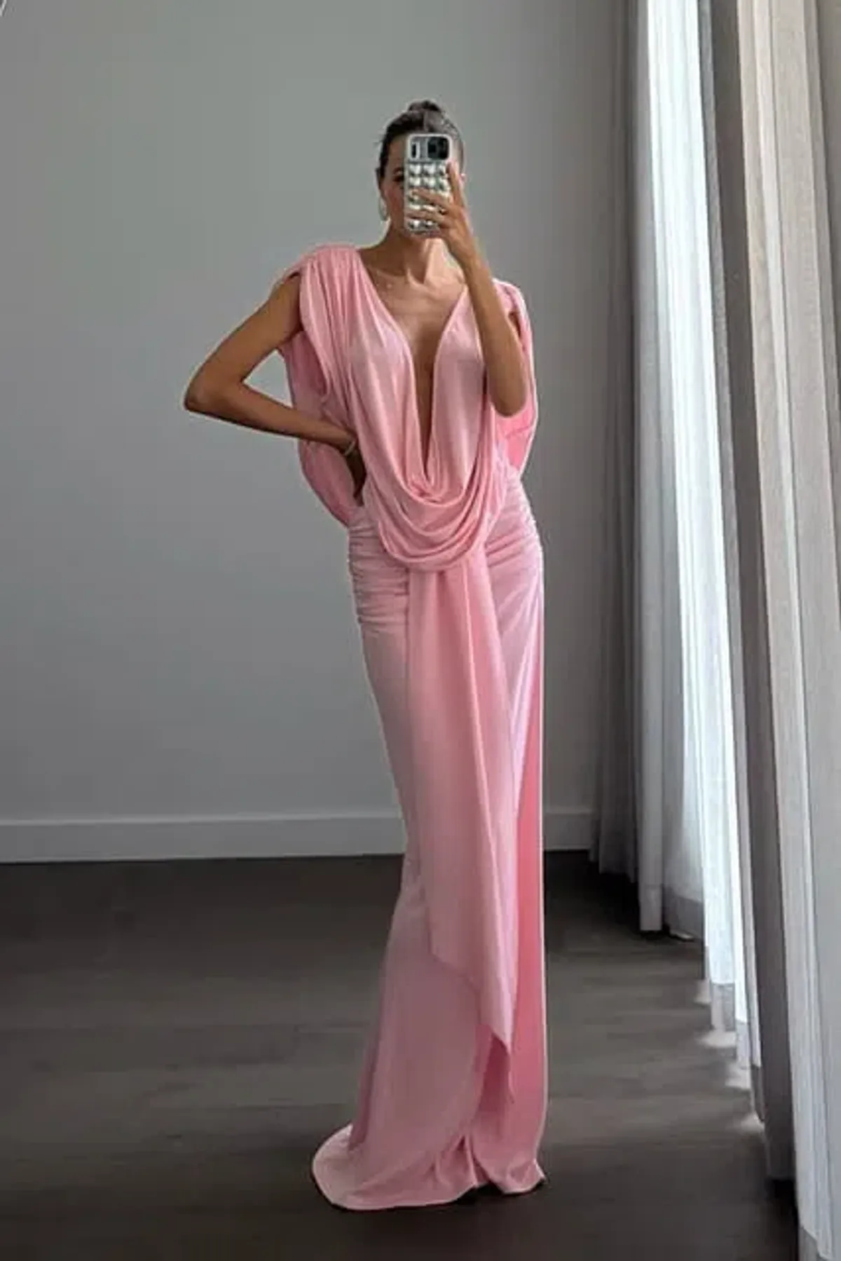 SUBOO - Jasmine cutout draped gown - Image 1