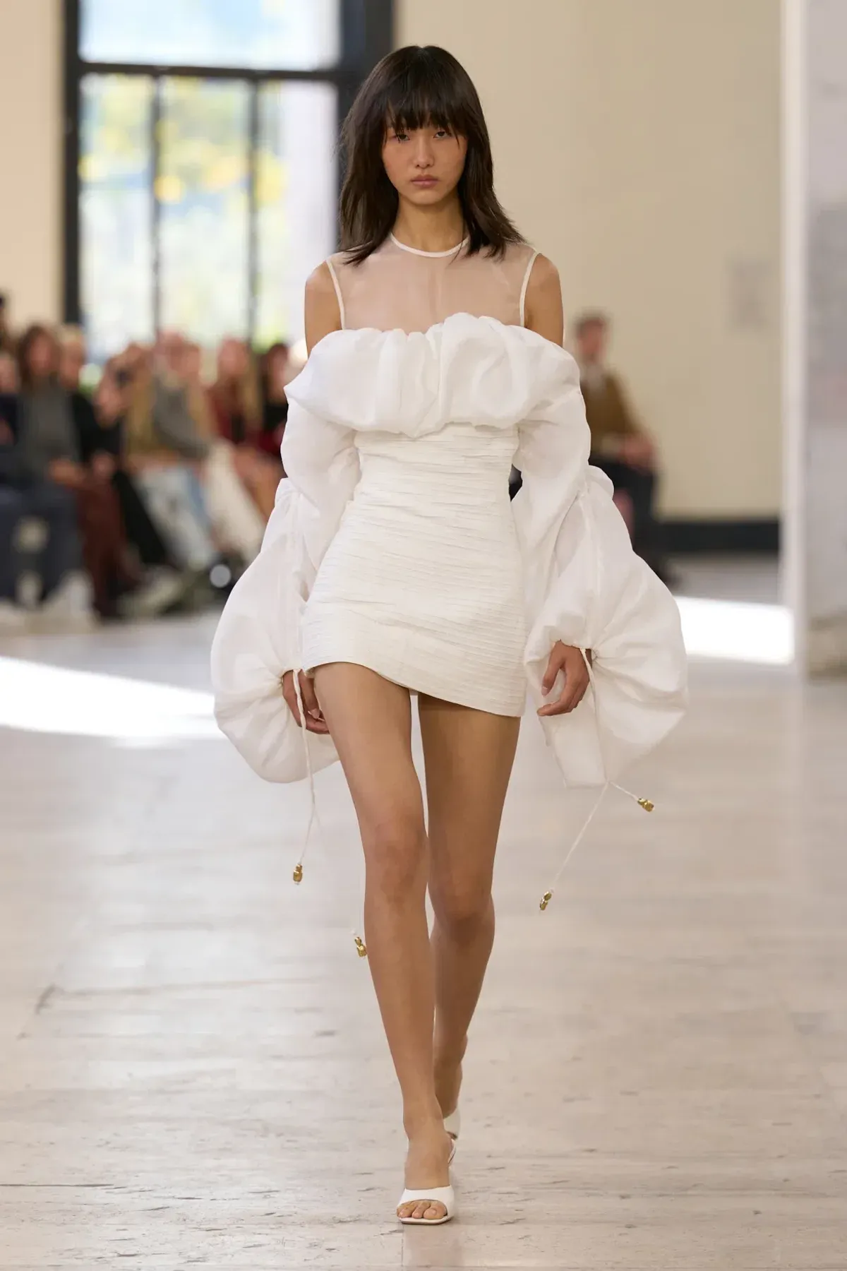 AJE Maxima Mini Dress Ivory Size 12 - Image 1