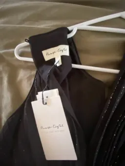 Phase Eight Black Simara Ombre Midi Dress Size 14 for rent on The Volte - image 6