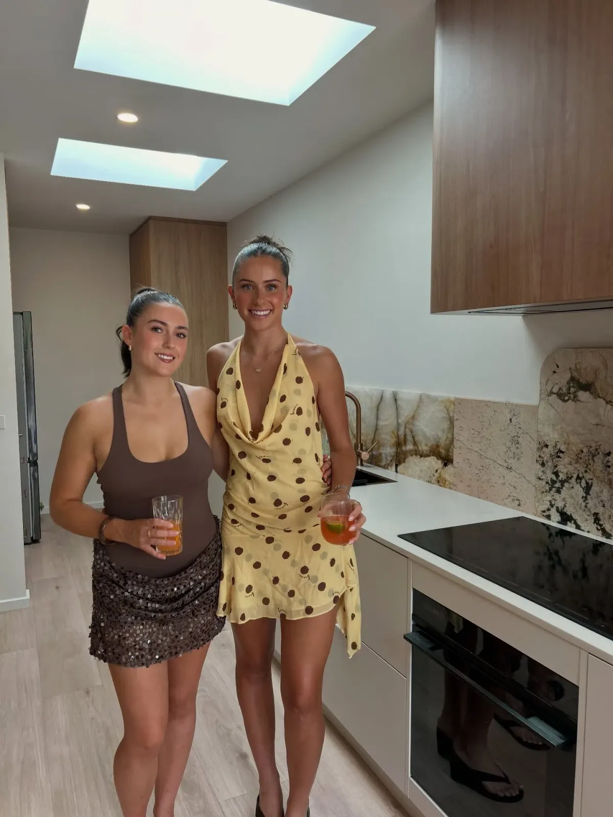 Benni Spotty Harlow Halter Dress Size 14 - Image 4