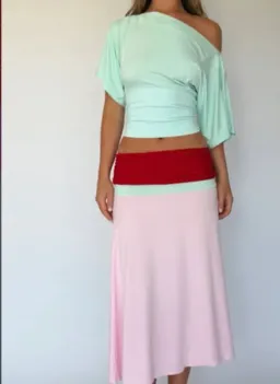 BLANCH WEAR Lucy Midi Skirt & Stella Tee 6 for rent on The Volte - image 1