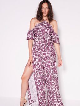 Sheike Parlour floral jumpsuit size 8 for rent on The Volte - image 2