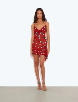 Rat & Boa ROSELA DRESS RED Size M for rent on The Volte - image 2