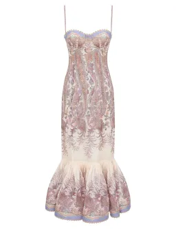 Zimmermann Alchemy Gown Cream Paisley Size 1 for rent on The Volte - image 1