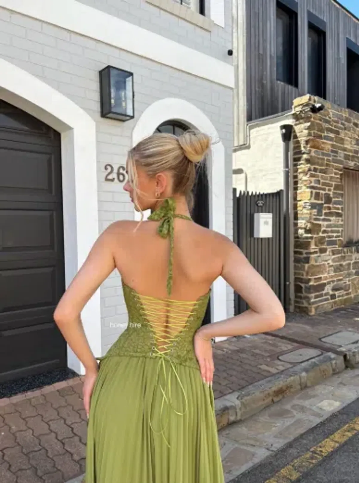 Fenity Gaia Dress Green XS - Image 2