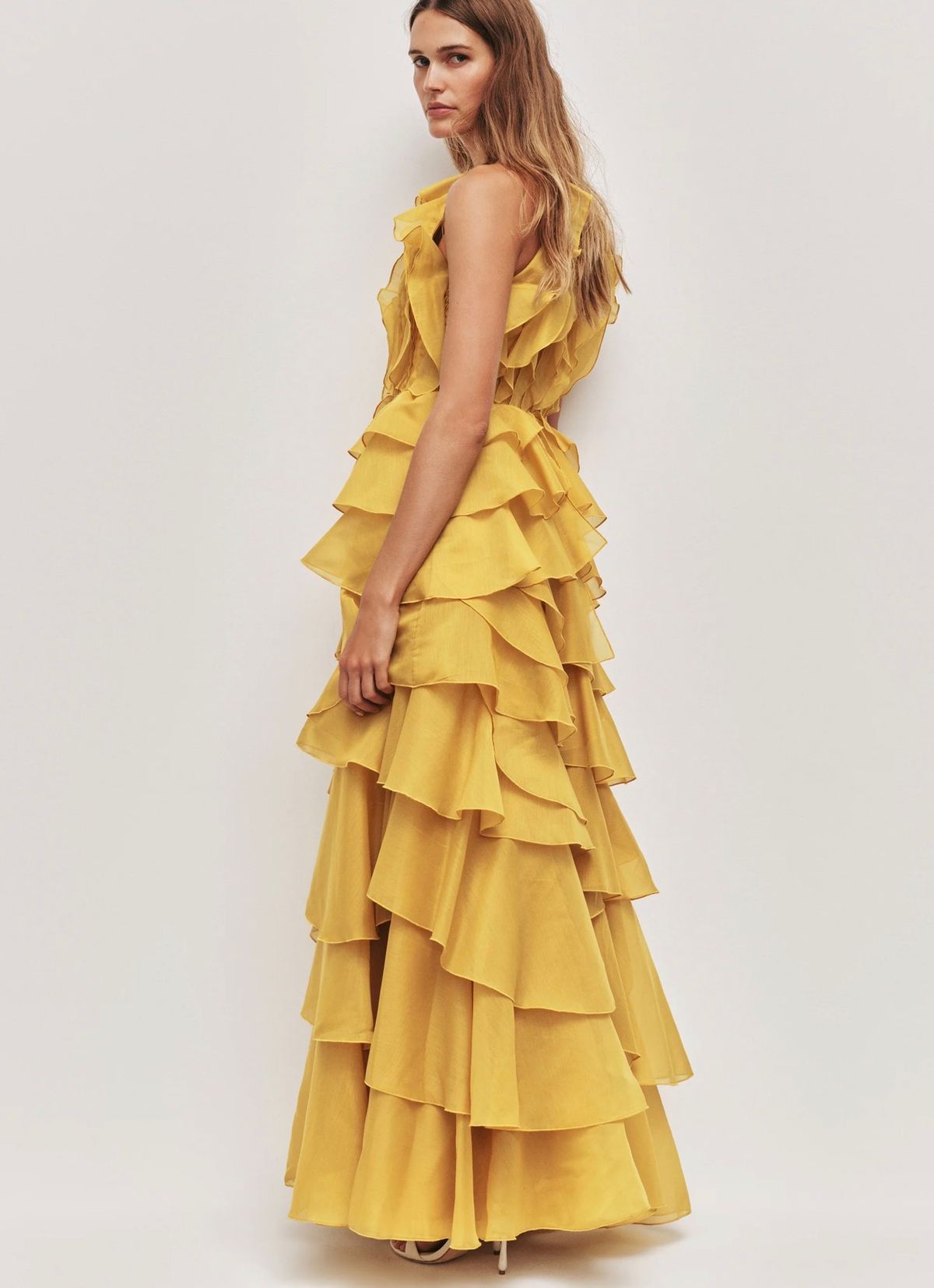 Aje Cleo Gown size 8 Chartreuse  - Image 4