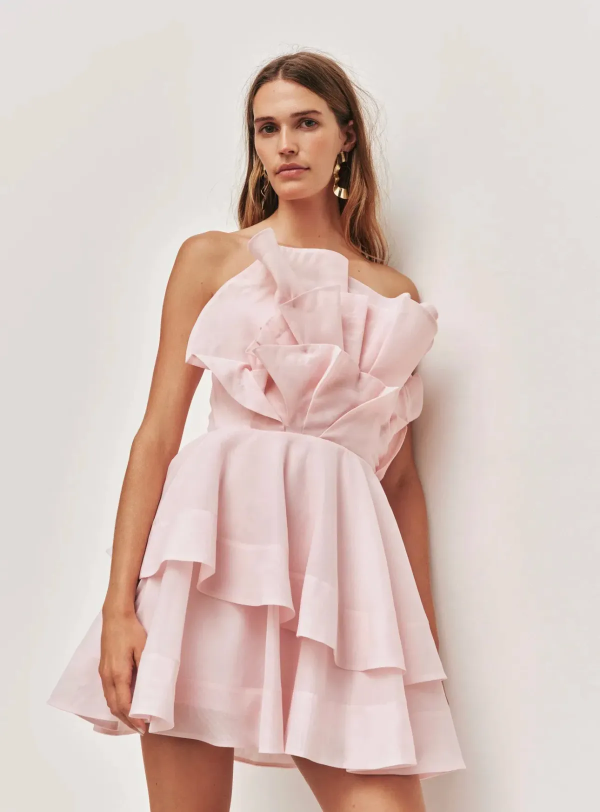 Aje Selestia Mini Dress size 12 Pink - Image 2