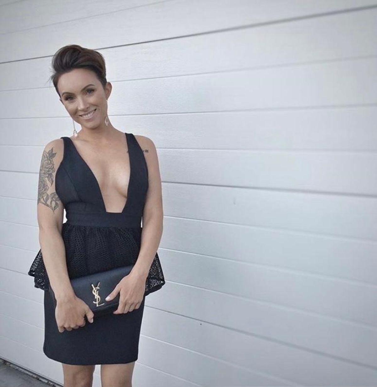 Vanessa Leanda Vienna Mini Dress Black Size 8 - Image 2