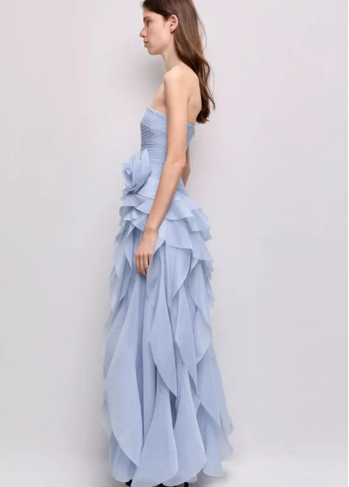 Aje Canyon Gown in Blue Size 6 - Image 4