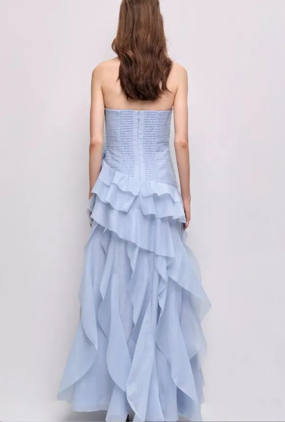 Aje Canyon Gown in Blue Size 6 - Image 3