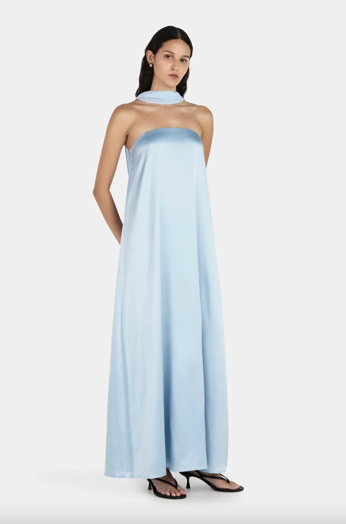 Hansen & Gretal Ischia Dress Blue Size S/AU 8 - Image 2