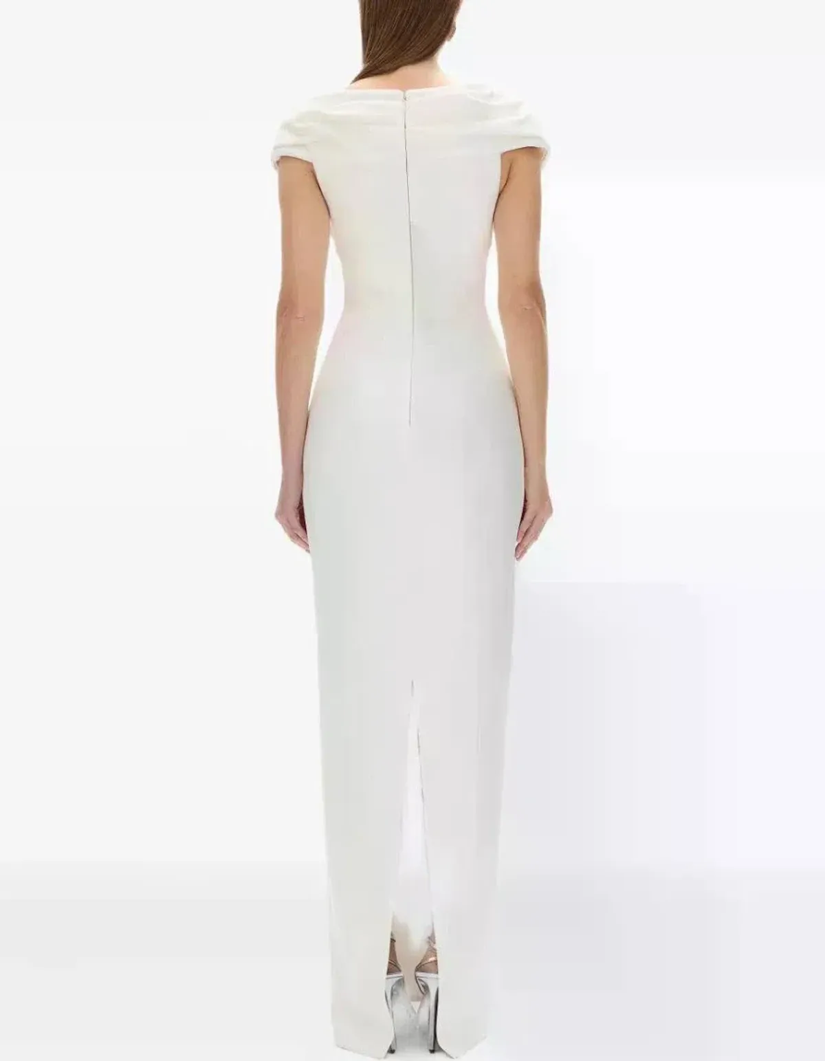Rachel Gilbert Myra Maxi Gown White Size 8 - Image 3