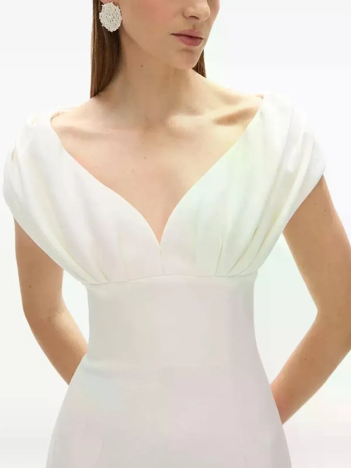 Rachel Gilbert Myra Maxi Gown White Size 8 - Image 2