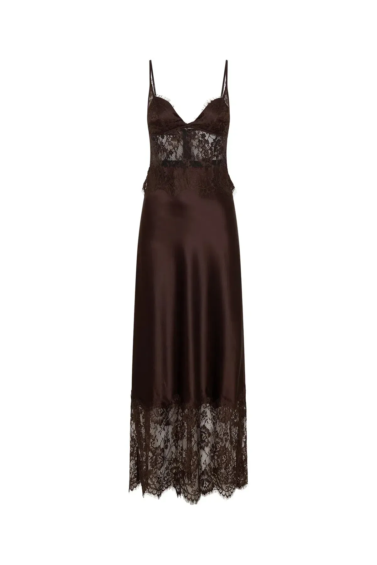 Sneaky Link Jaz Hand Lace Chocolate Maxi / Size 8 - Image 3