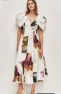 AJE bisou midi dress for rent on The Volte - image 1