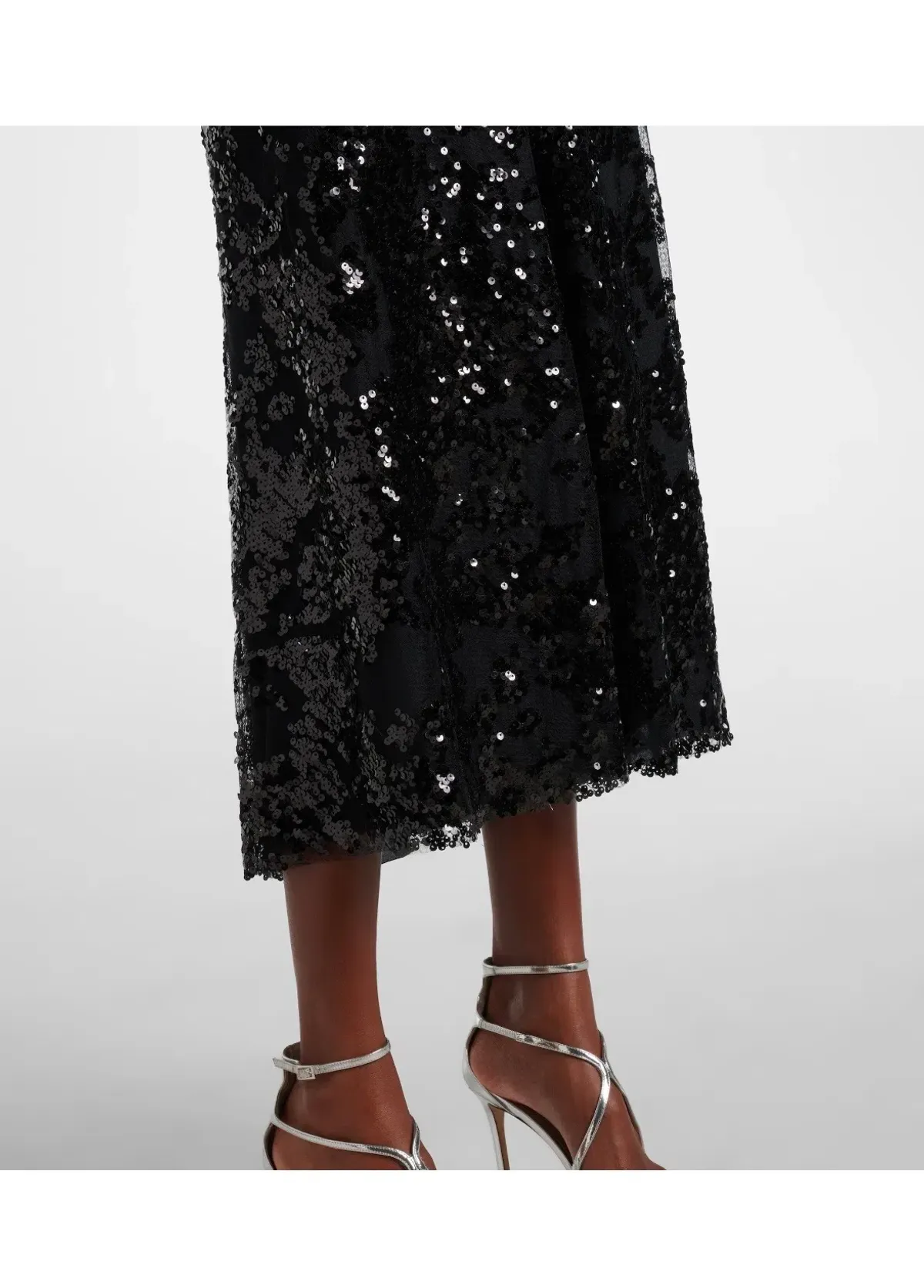 VICTORIA BECKHAM Sequined gathered midi dress - Image 4
