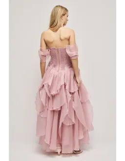 Aje Studio Nisha Gown Pink Size 12 for rent on The Volte - image 4