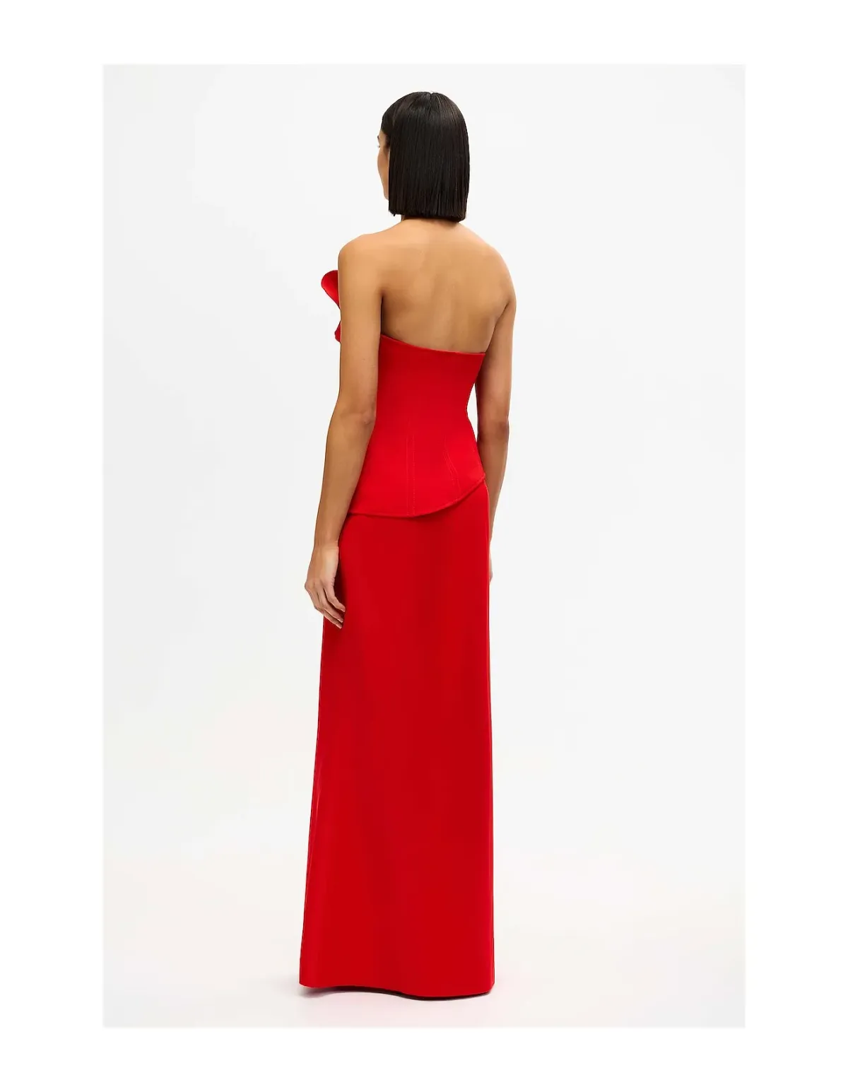 Acler Esher Midi Dress Red Size 8 - Image 3