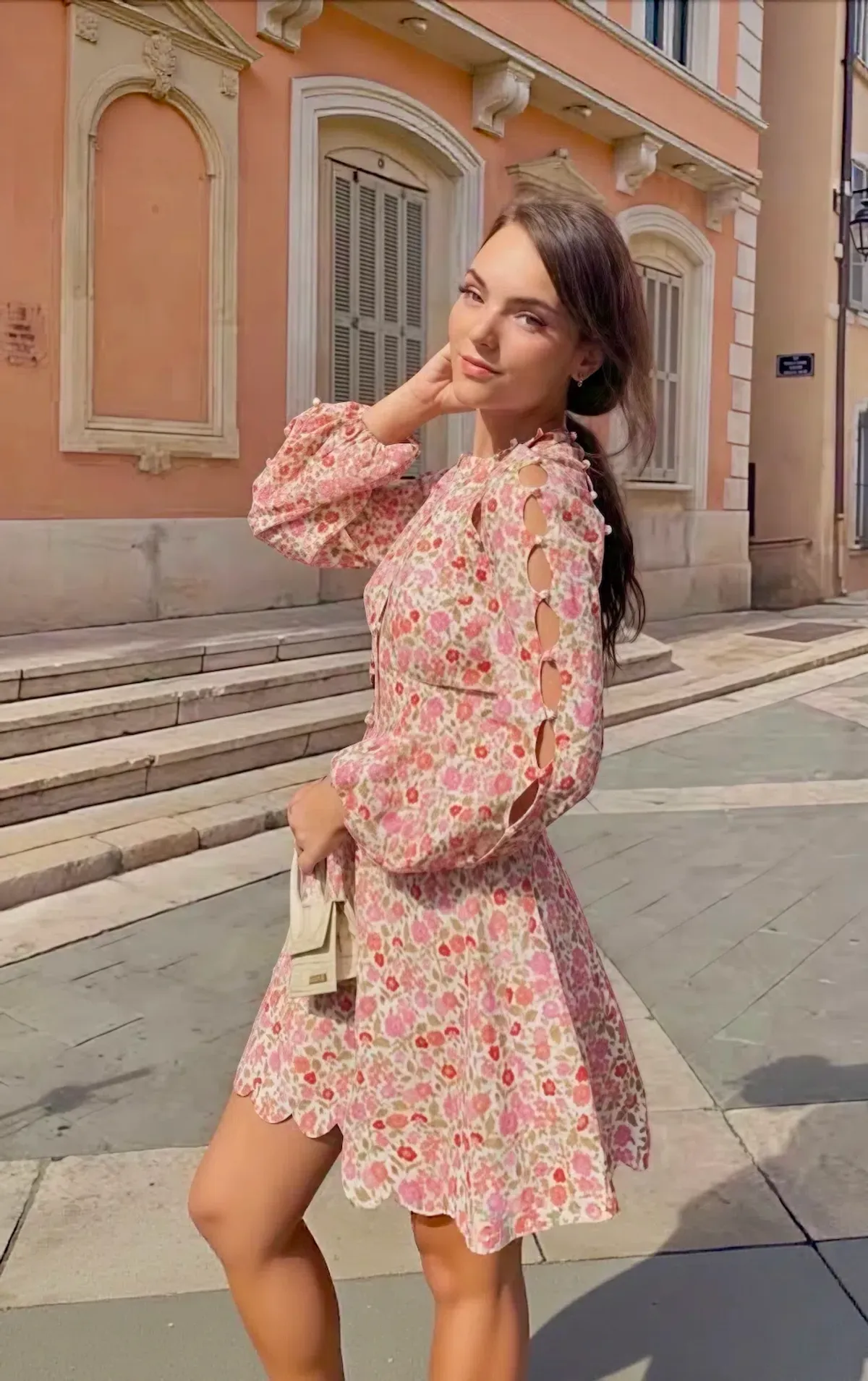 Zimmermann Goldie Scallop Mini Dress Size AU 8 / S - Image 2