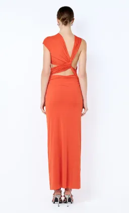 Bec &* Bridge - Solenne Twist Maxi Dress Persimmon for rent on The Volte - image 4