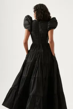 Aje Statuesque Tiered Gown Black Size AU 6 for rent on The Volte - image 4