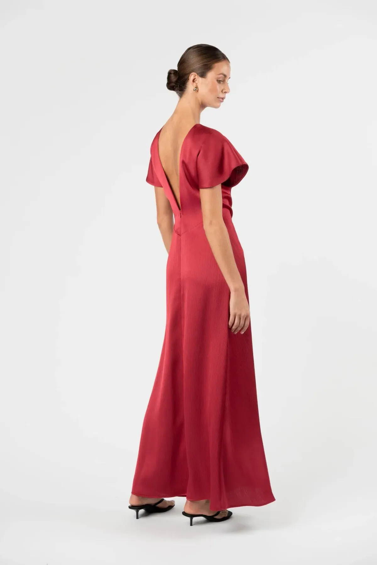 KIERA DRESS - VENETIAN RED - Image 2