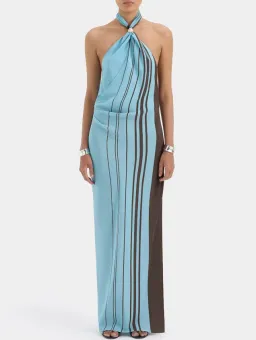 SIR 5 Rioja Halter Scarf Maxi Dress Size 1 for rent on The Volte - image 1