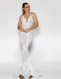 Jadore Kyla Gown Sequin Size 6 for rent on The Volte - image 1