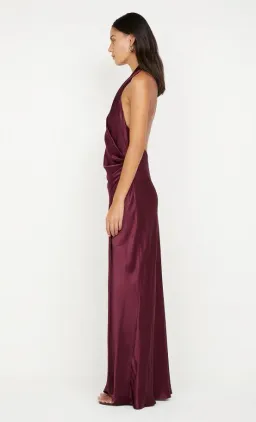 💜 BEC and BRIDGE Elisia Wrap Maxi Dress – Plum / Burgundy – Size AU 10 💜 for rent on The Volte - image 4