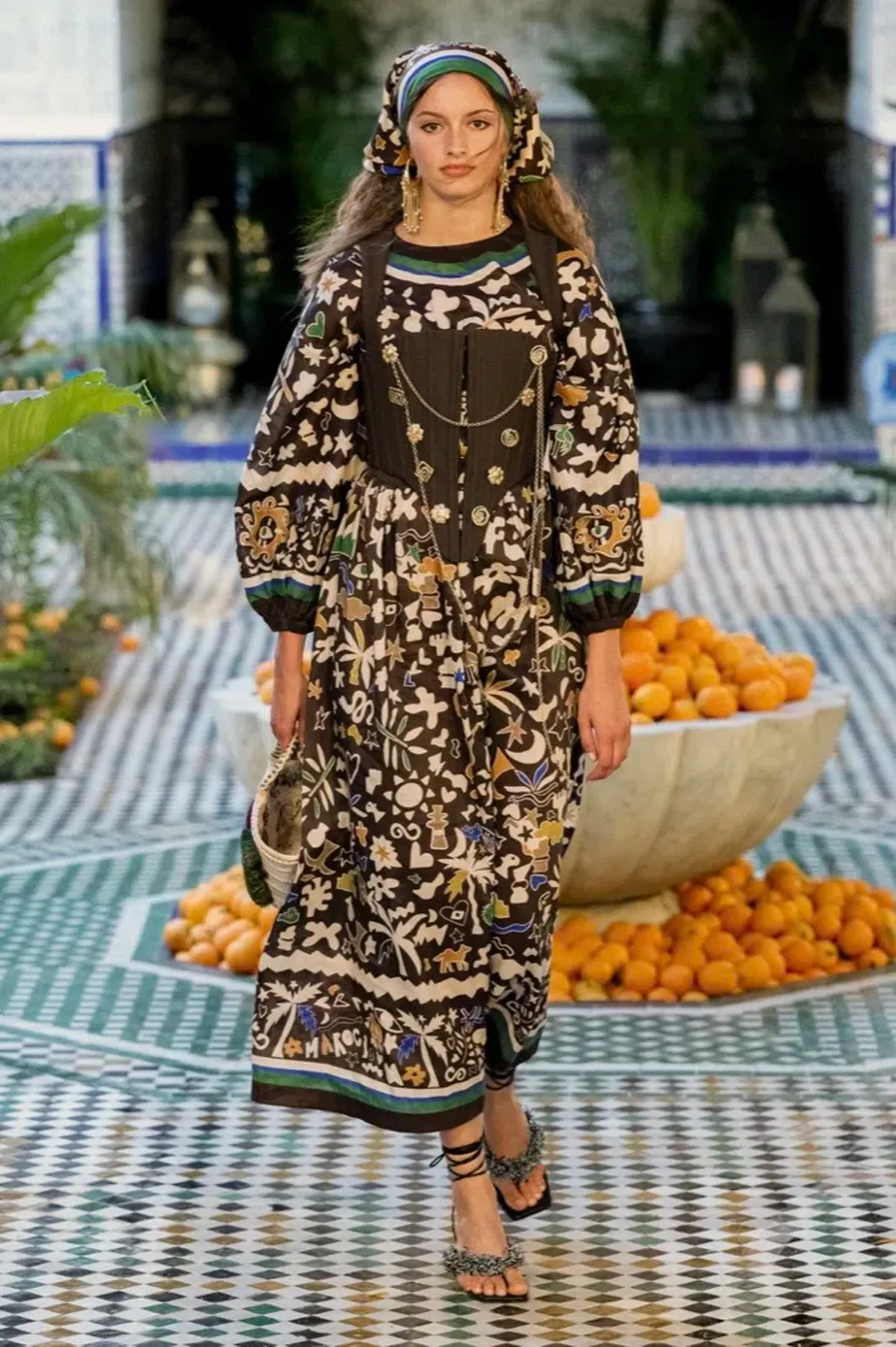 Alemais Maroc Midi Dress Pockets & Slip Size 12 - Image 2