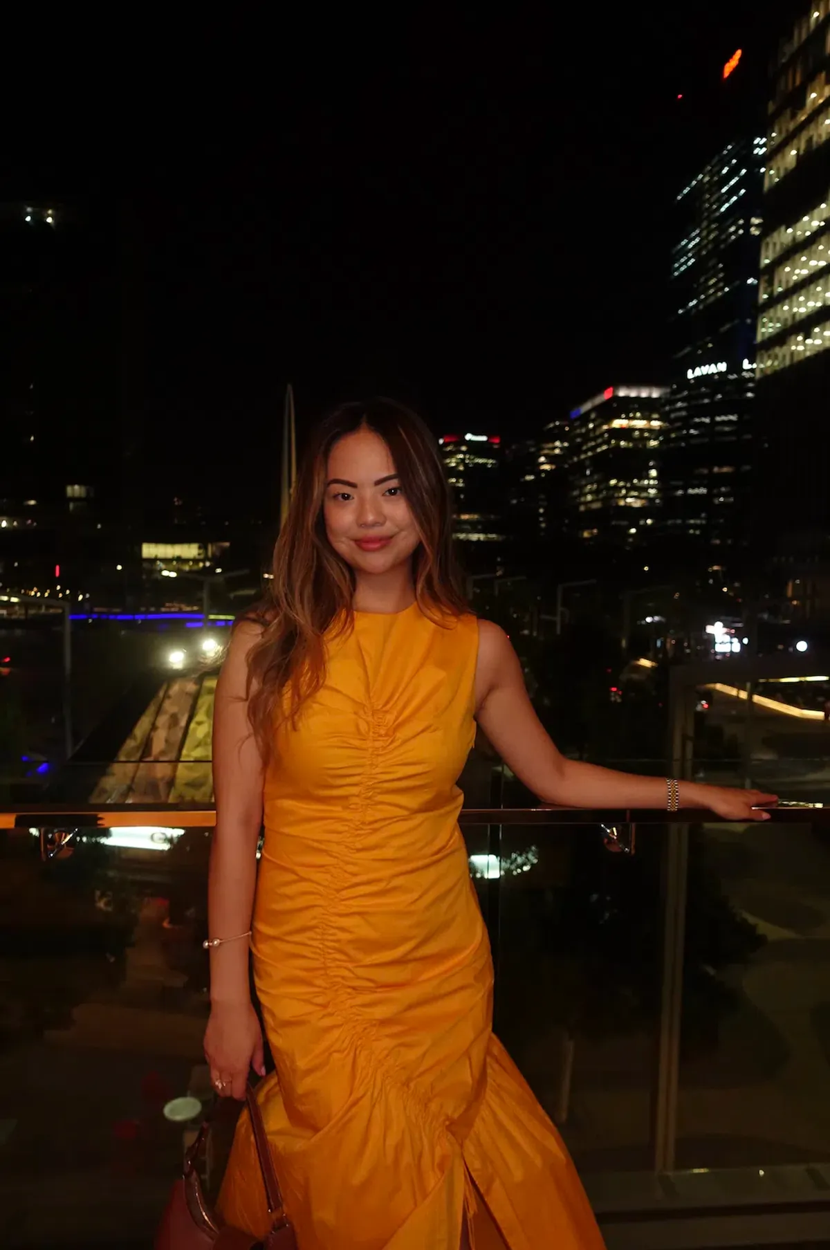 Sandro Ruched stretch-cotton midi dress size 8 - Image 2