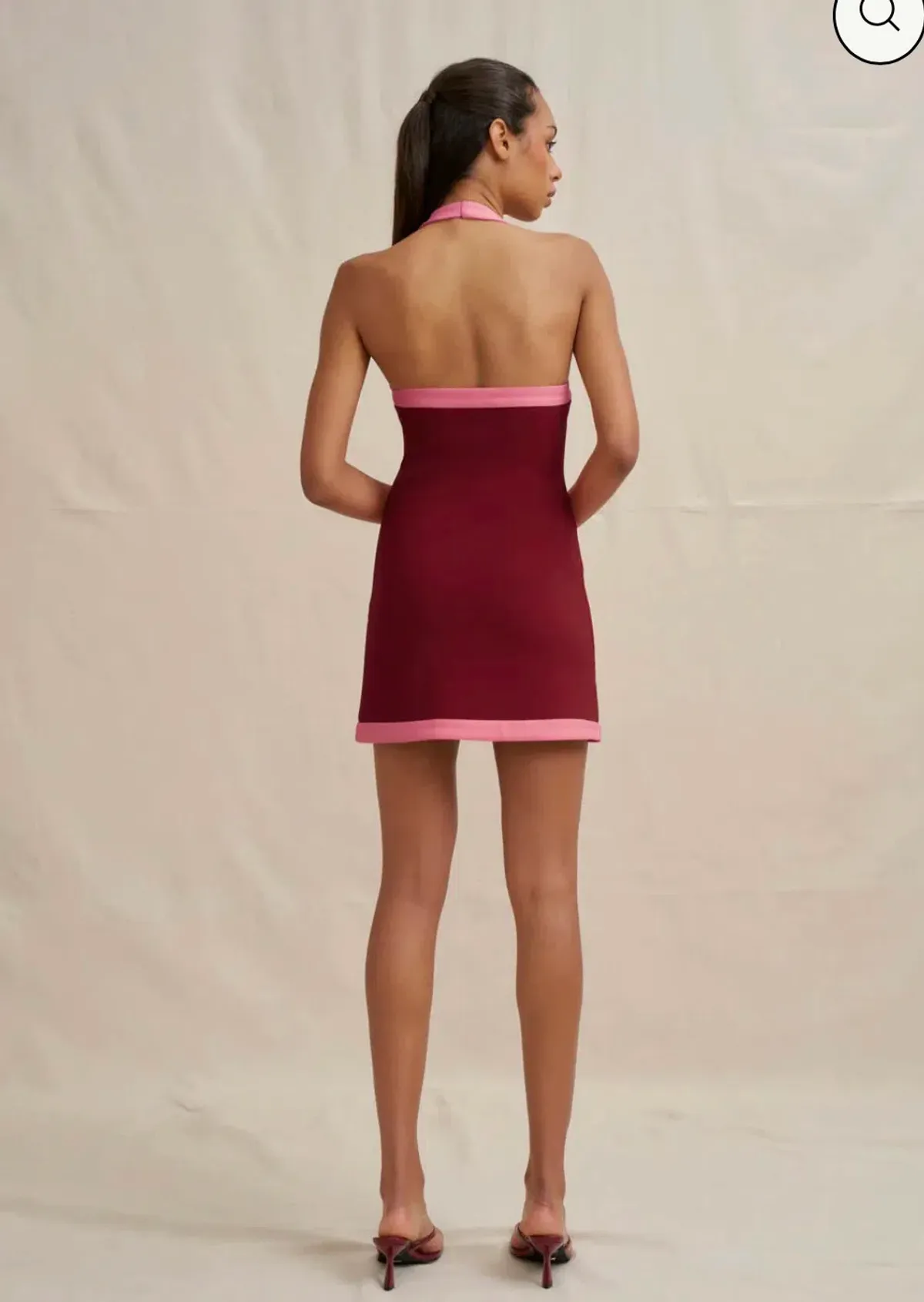 By Johnny COLETTE HALTER MINI DRESS - Image 2