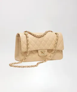 Chanel Classic Beige Medium Flap Handbag for rent on The Volte - image 2