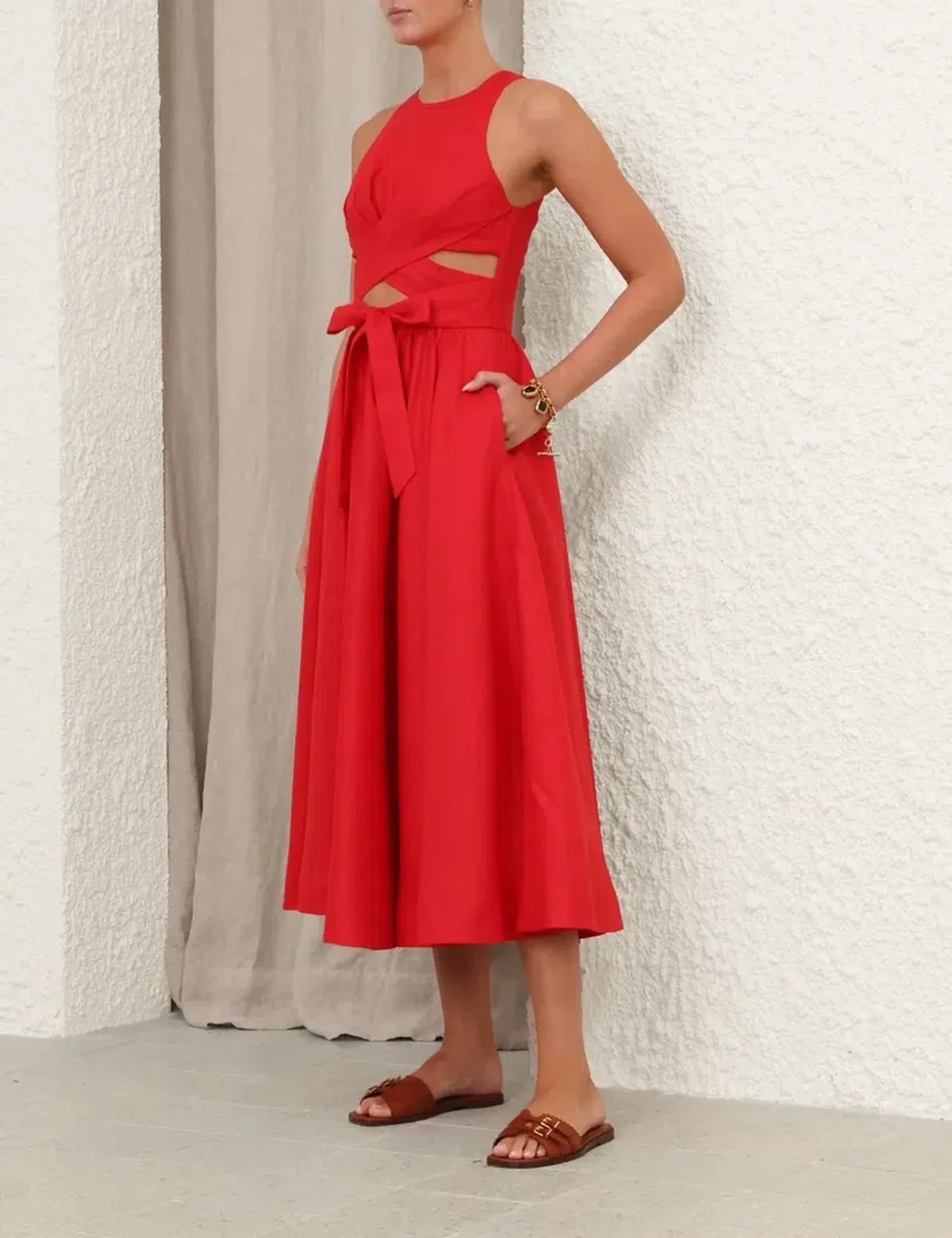 Zimmermann Patience Midi Dress - size 1 - Image 2