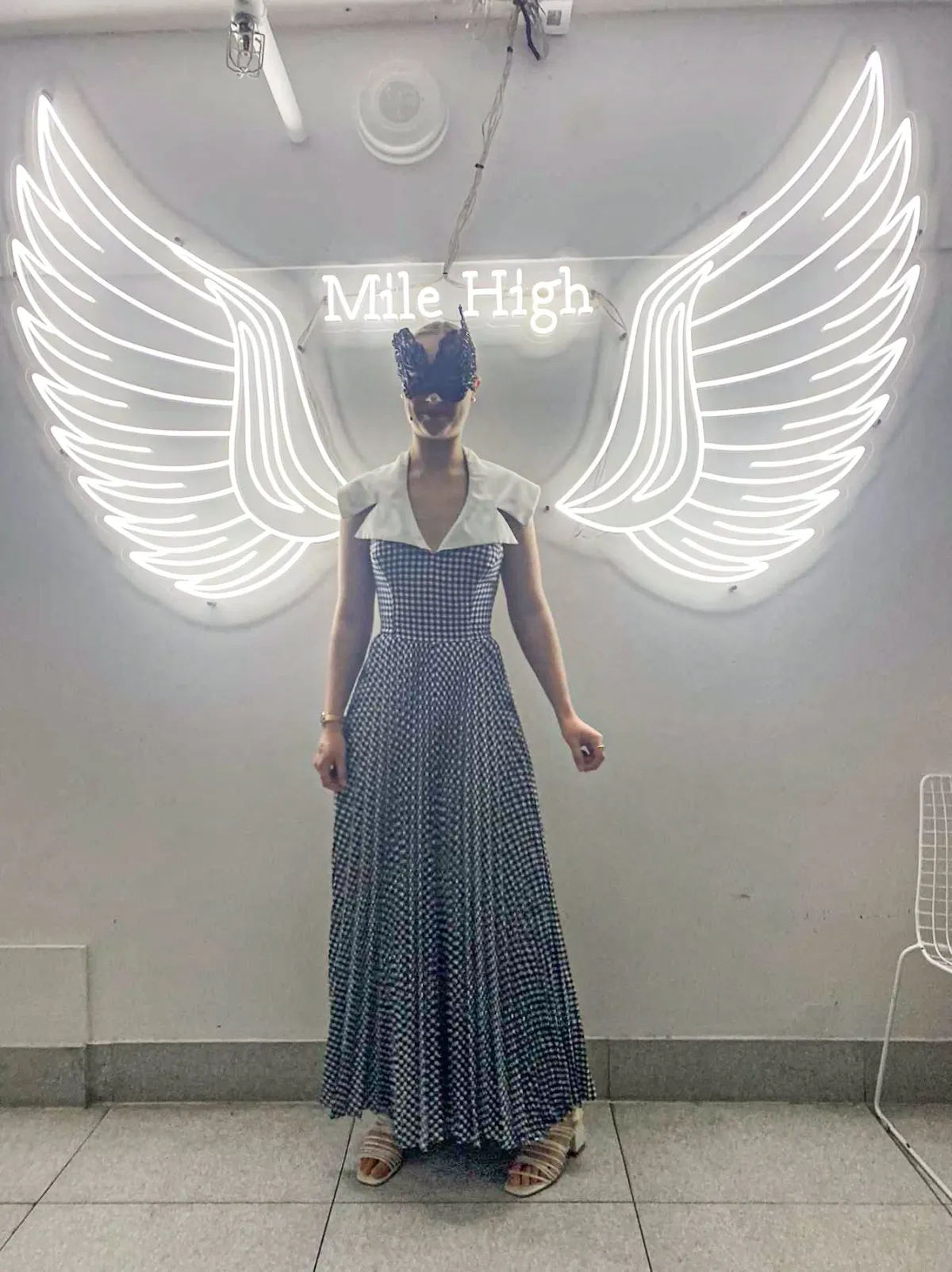 Vintage 1960's Lapel Black and White Maxi Dress Size 6 / 8 - Image 3