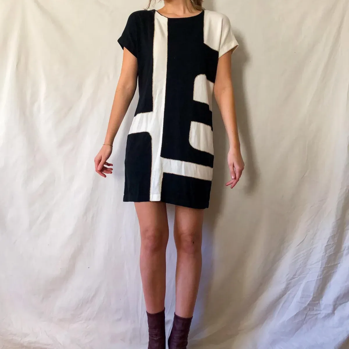 ALFANI VINTAGE 1990'S MINI DRESS SIZE 8 - Image 2