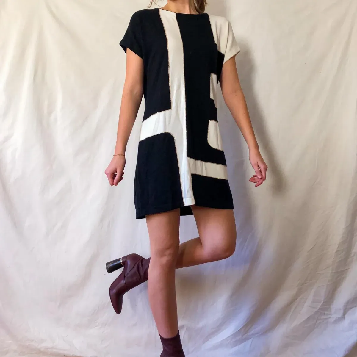 ALFANI VINTAGE 1990'S MINI DRESS SIZE 8 - Image 1