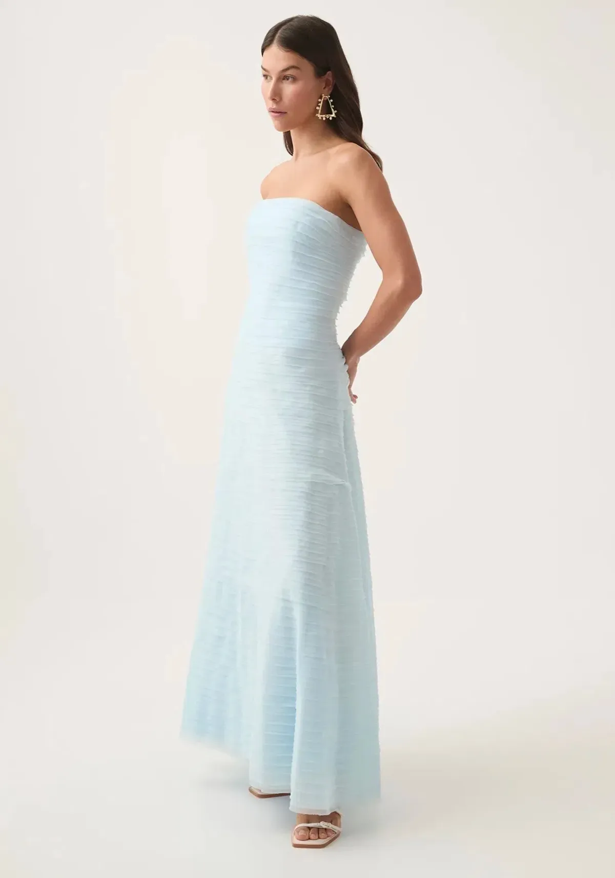 AJE- Soundscape Maxi Dress in Blue Size 10 - Image 4