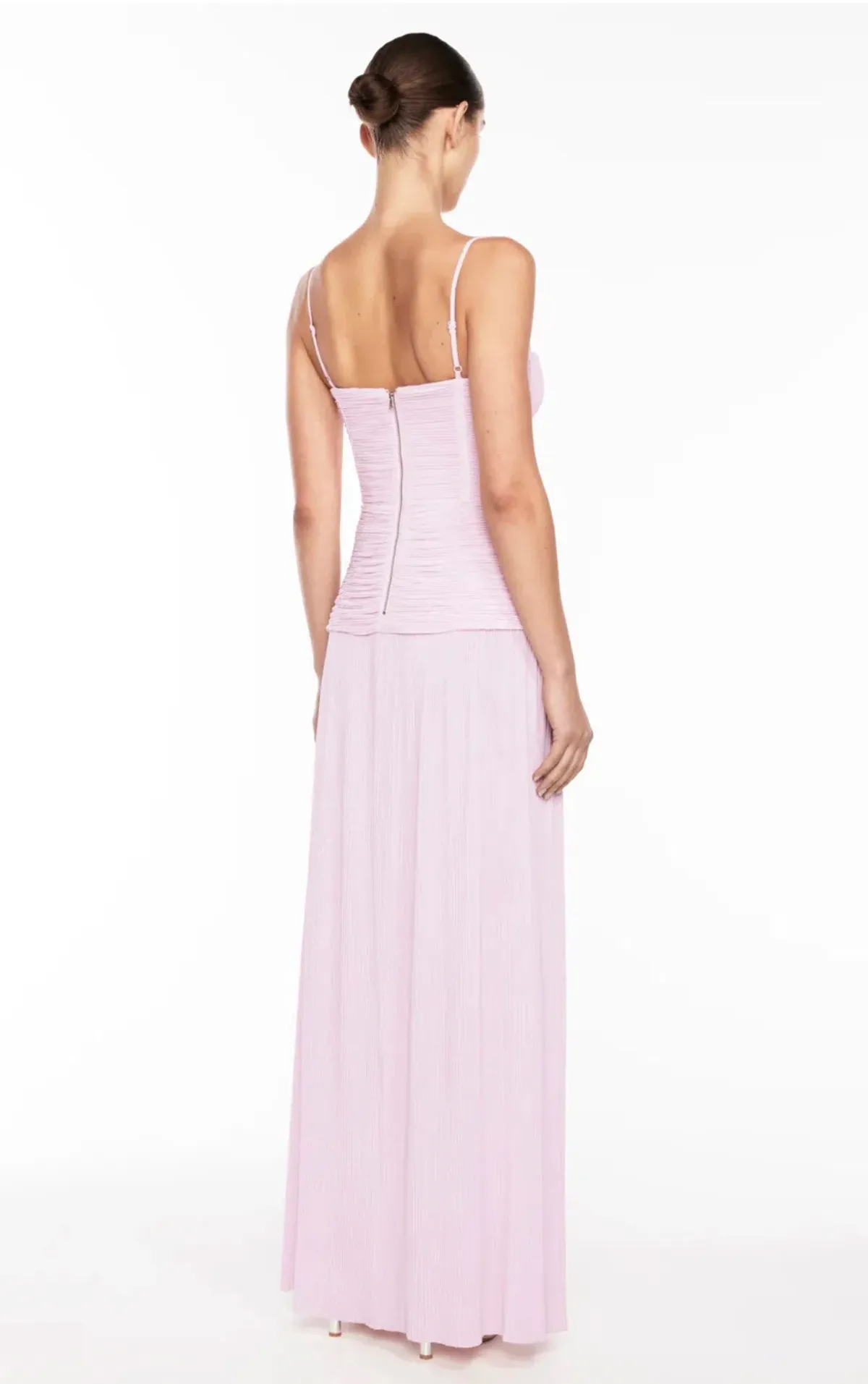 Manning Cartell - Double Time Pleat Dress in Hydrangea Size 8 - Image 3