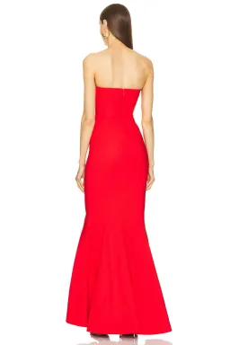 Michael Costello Billie Gown Red Size S/AU8 for rent on The Volte - image 3