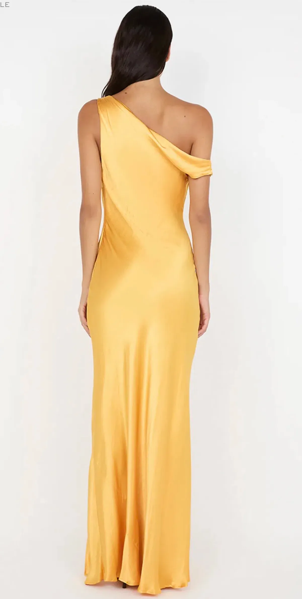 Bec & Bridge - Sol Asym Maxi Dress in Mango Size 8 - Image 3
