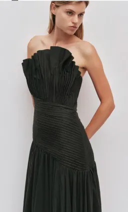 AJE Aquiline Gown (hunter green)  for rent on The Volte - image 2