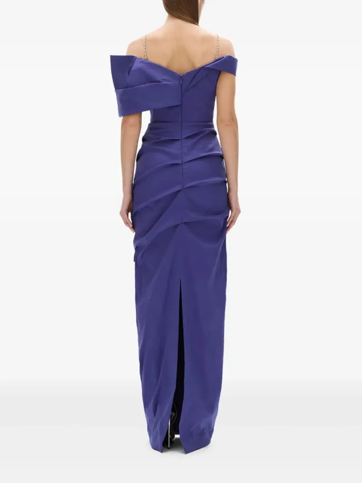 Rachel Gilbert Dahli off-shoulder ruched dress 8 - Image 4