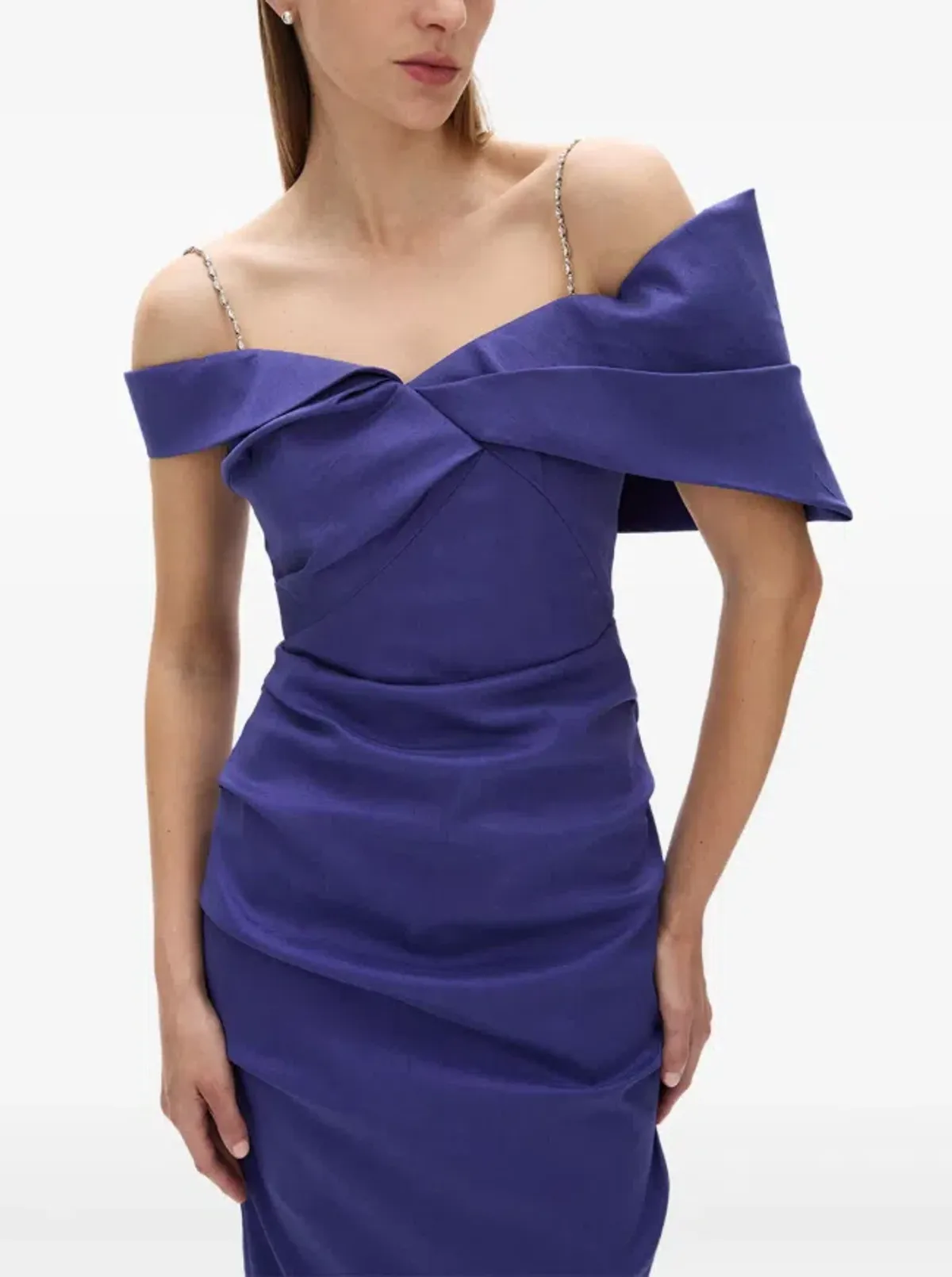 Rachel Gilbert Dahli off-shoulder ruched dress 10 - Image 5