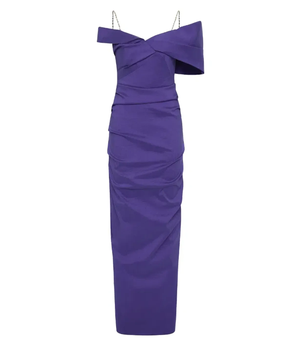 Rachel Gilbert Dahli off-shoulder ruched dress 14 - Image 2