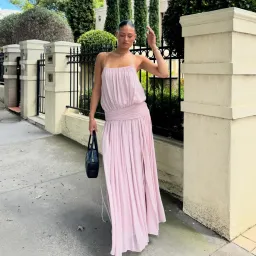 Bec + Bridge Camille Blouson Dress in Mauve Size S/8 for rent on The Volte - image 1