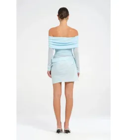 Benni Luca Mini Dress in Ice Size AU8 for rent on The Volte - image 4
