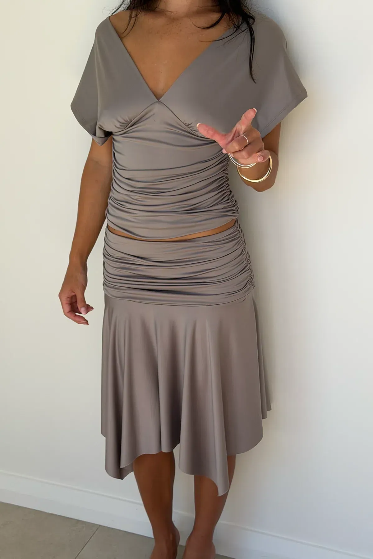 Hntr the Label Andi Set in Slate size XS - Image 4