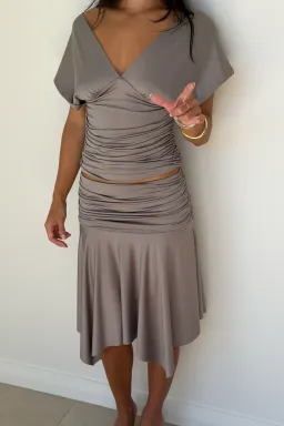 Hntr the Label Andi Set in Slate size XS for rent on The Volte - image 4