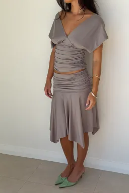 Hntr the Label Andi Set in Slate size XS for rent on The Volte - image 2